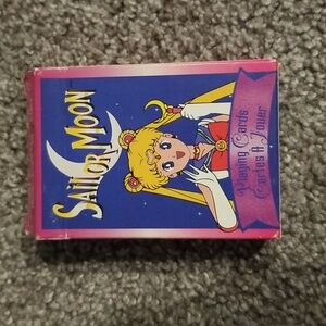 Vintage sailor moon playing cards